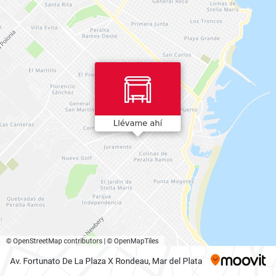 Mapa de Av. Fortunato De La Plaza X Rondeau