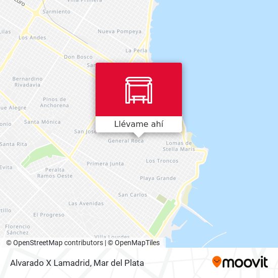 Mapa de Alvarado X Lamadrid