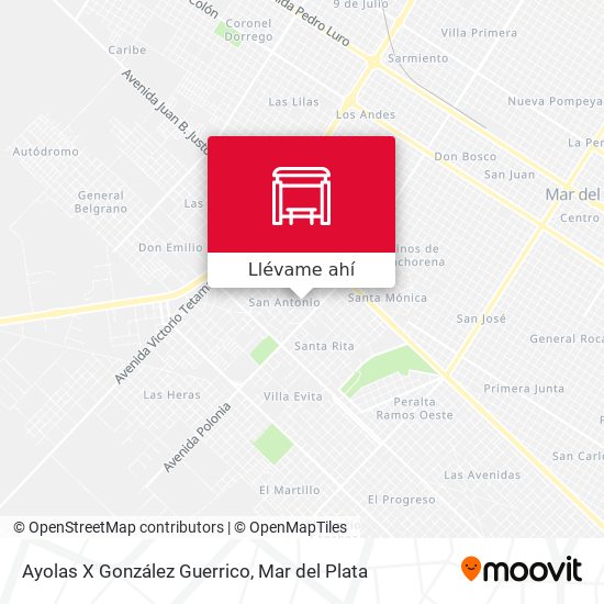 Mapa de Ayolas X González Guerrico