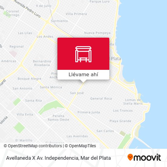 Mapa de Avellaneda X Av. Independencia
