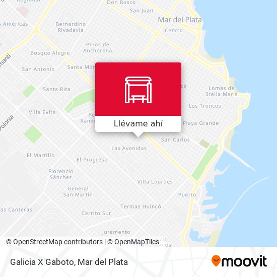 Mapa de Galicia X Gaboto