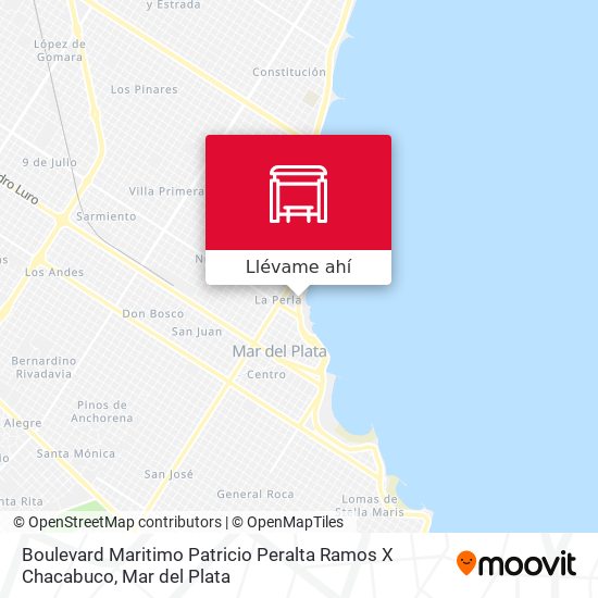 Mapa de Boulevard Maritimo Patricio Peralta Ramos X Chacabuco