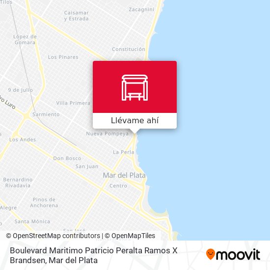 Mapa de Boulevard Maritimo Patricio Peralta Ramos X Brandsen
