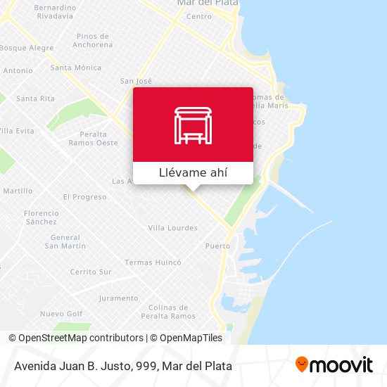 Mapa de Avenida Juan B. Justo, 999