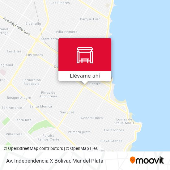 Mapa de Av. Independencia X Bolívar