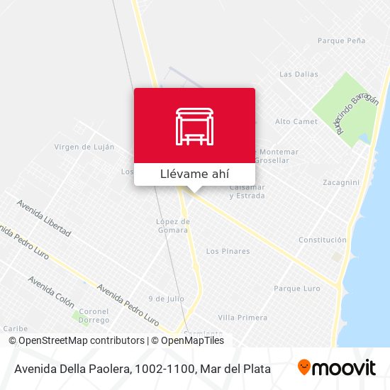 Mapa de Avenida Della Paolera, 1002-1100