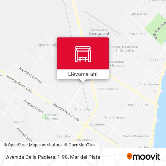 Mapa de Avenida Della Paolera, 1-98