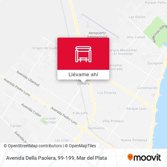 Mapa de Avenida Della Paolera, 99-199