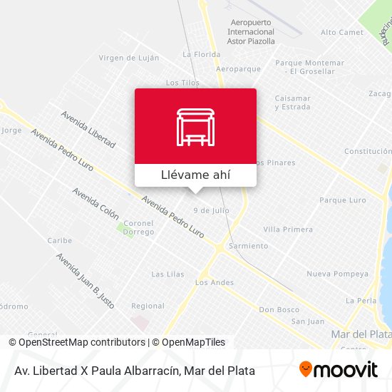 Mapa de Av. Libertad X Paula Albarracín