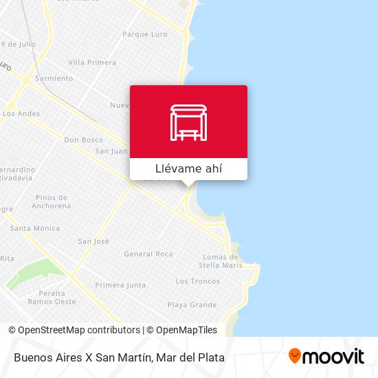 Mapa de Buenos Aires X San Martín