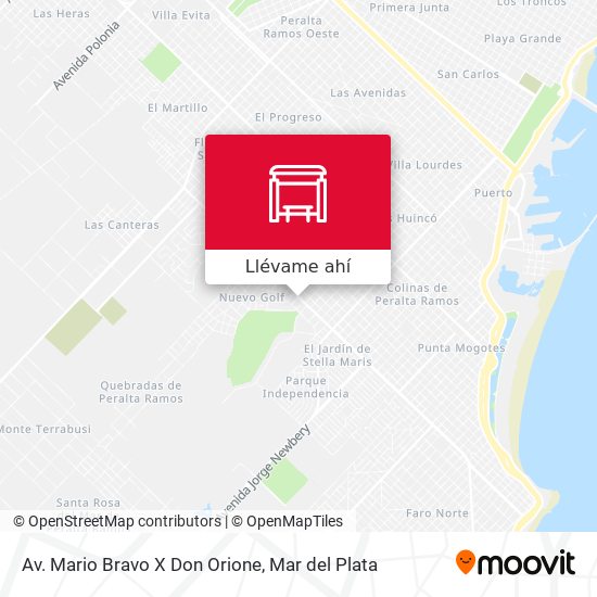 Mapa de Av. Mario Bravo X Don Orione