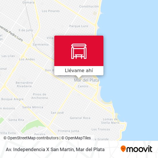 Mapa de Av. Independencia X San Martín
