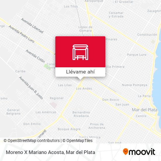 Mapa de Moreno X Mariano Acosta