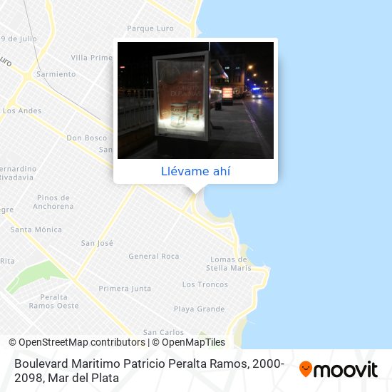 Mapa de Boulevard Maritimo Patricio Peralta Ramos, 2000-2098
