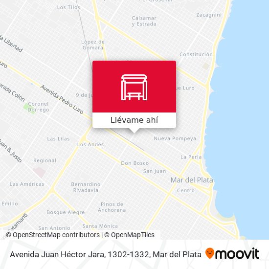 Mapa de Avenida Juan Héctor Jara, 1302-1332