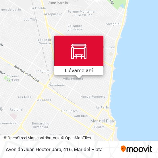 Mapa de Avenida Juan Héctor Jara, 416