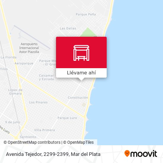 Mapa de Avenida Tejedor, 2299-2399
