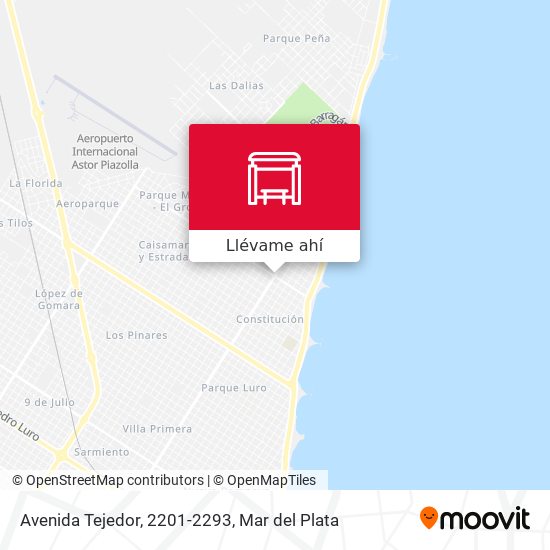 Mapa de Avenida Tejedor, 2201-2293