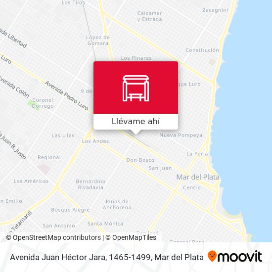 Mapa de Avenida Juan Héctor Jara, 1465-1499