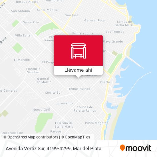 Mapa de Avenida Vértiz Sur, 4199-4299