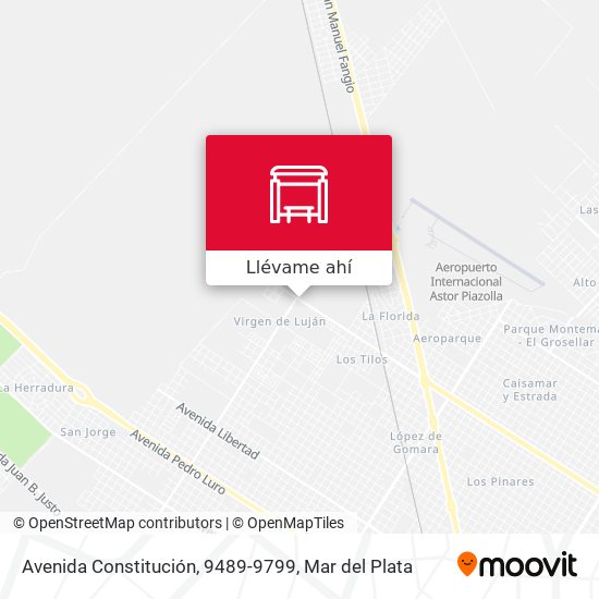 Mapa de Avenida Constitución, 9489-9799