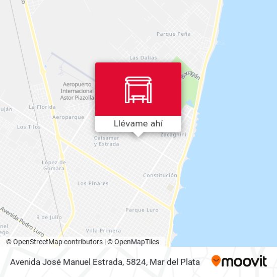 Mapa de Avenida José Manuel Estrada, 5824