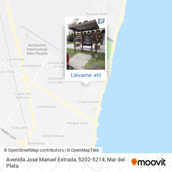 Mapa de Avenida José Manuel Estrada, 5202-5214