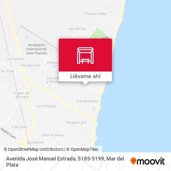 Mapa de Avenida José Manuel Estrada, 5185-5199