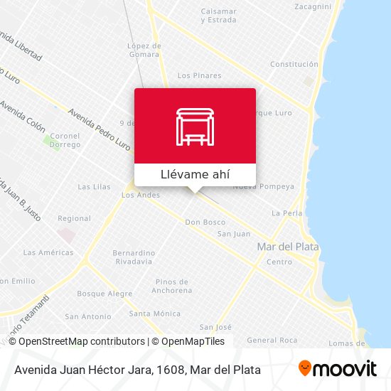 Mapa de Avenida Juan Héctor Jara, 1608