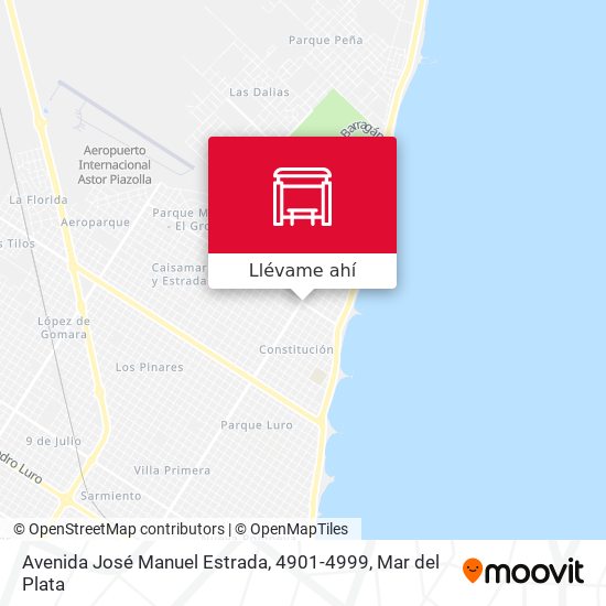 Mapa de Avenida José Manuel Estrada, 4901-4999