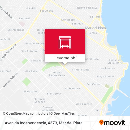 Mapa de Avenida Independencia, 4373