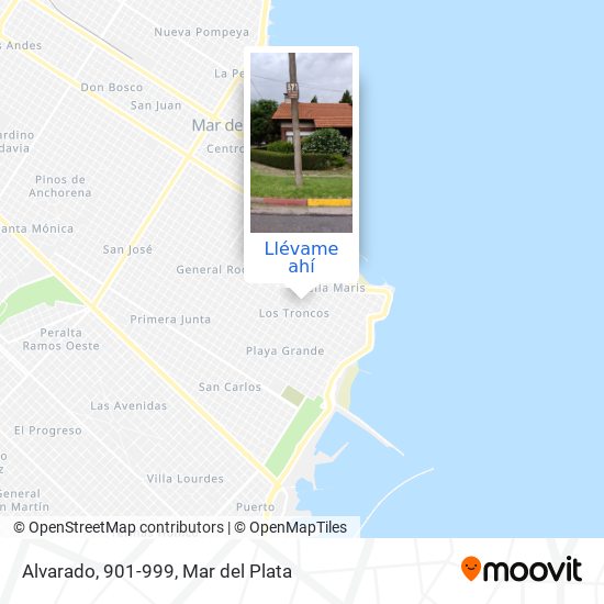 Mapa de Alvarado, 901-999