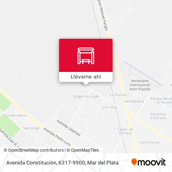 Mapa de Avenida Constitución, 6317-9900