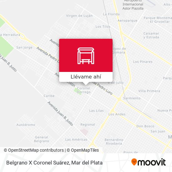 Mapa de Belgrano X Coronel Suárez
