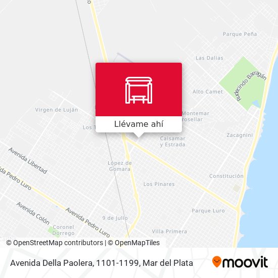 Mapa de Avenida Della Paolera, 1101-1199