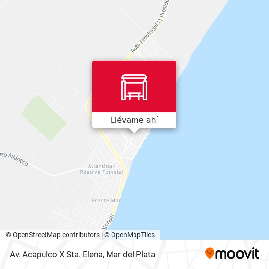 Mapa de Av. Acapulco X Sta. Elena