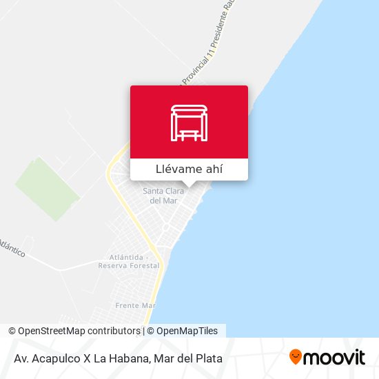 Mapa de Av. Acapulco X La Habana