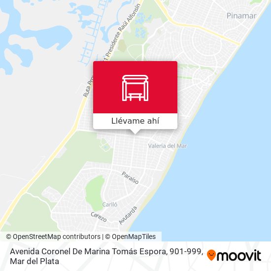 Mapa de Avenida Coronel De Marina Tomás Espora, 901-999