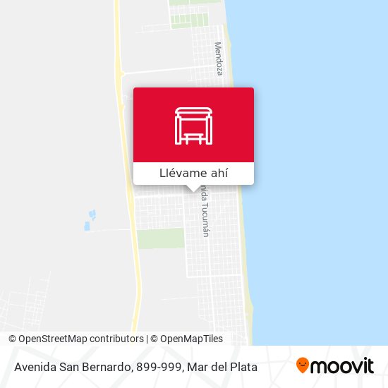 Mapa de Avenida San Bernardo, 899-999
