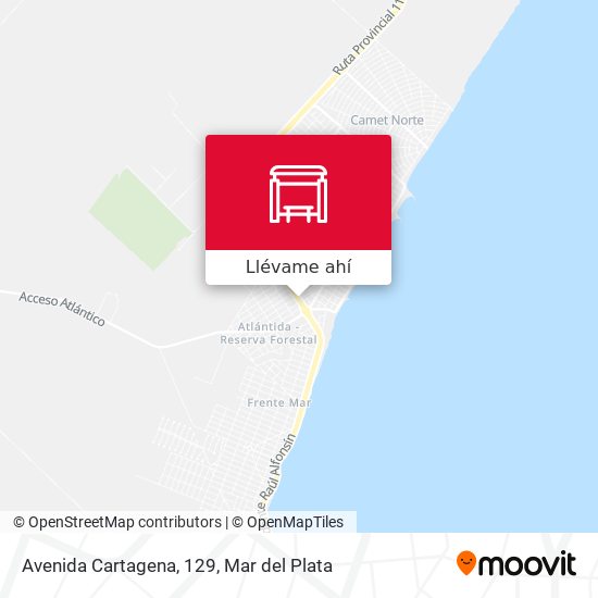 Mapa de Avenida Cartagena, 129