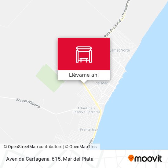 Mapa de Avenida Cartagena, 615
