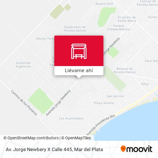 Mapa de Av. Jorge Newbery X Calle 445