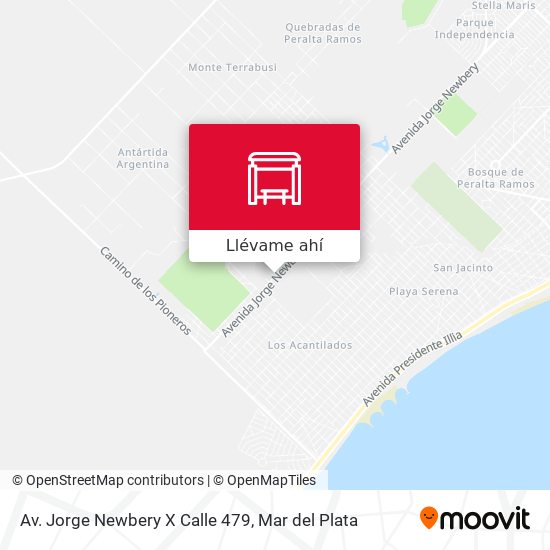 Mapa de Av. Jorge Newbery X Calle 479