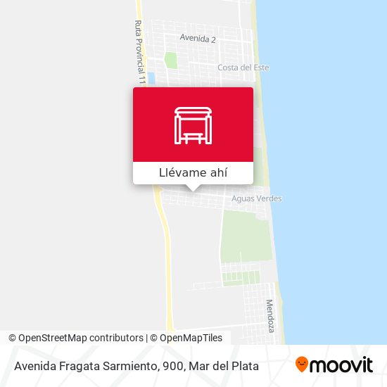 Mapa de Avenida Fragata Sarmiento, 900