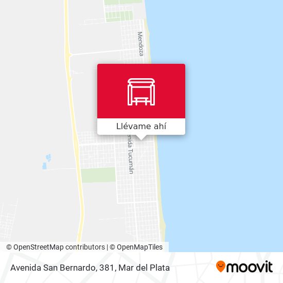 Mapa de Avenida San Bernardo, 381