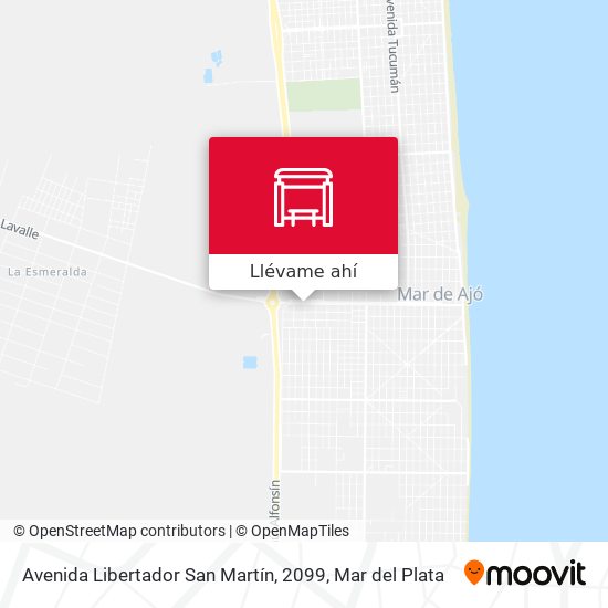 Mapa de Avenida Libertador San Martín, 2099