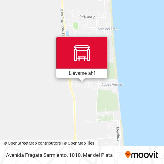 Mapa de Avenida Fragata Sarmiento, 1010