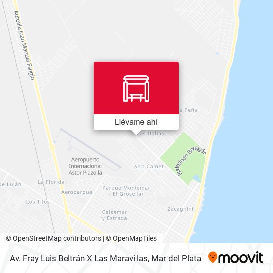 Mapa de Av. Fray Luis Beltrán X Las Maravillas