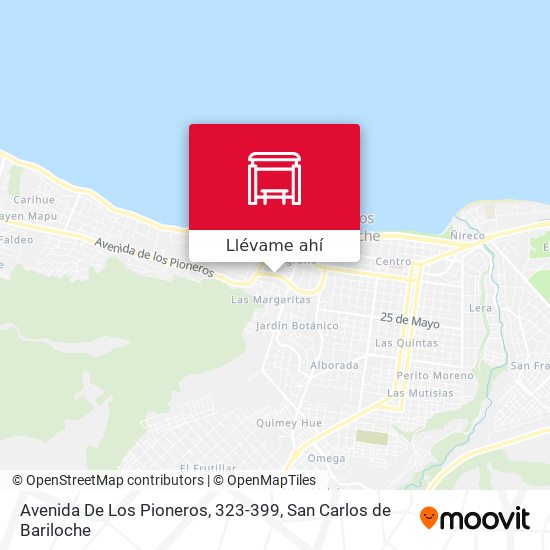 Mapa de Avenida De Los Pioneros, 323-399