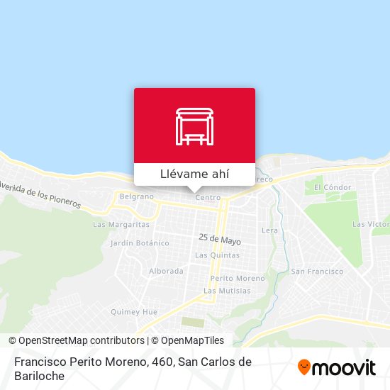 Mapa de Francisco Perito Moreno, 460